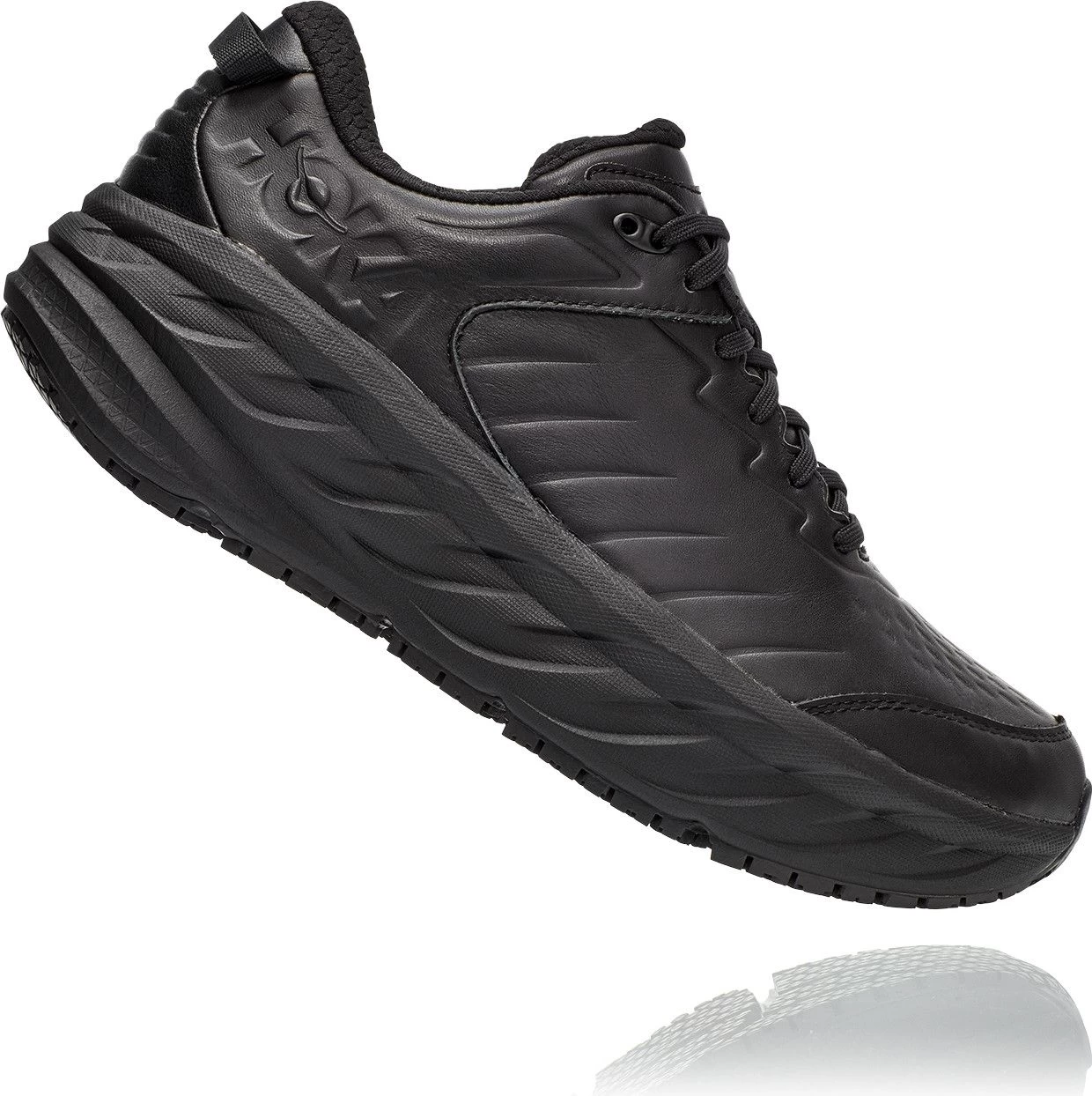Hoka One One Hoka Bondi SR Leather Black Man - Image 2