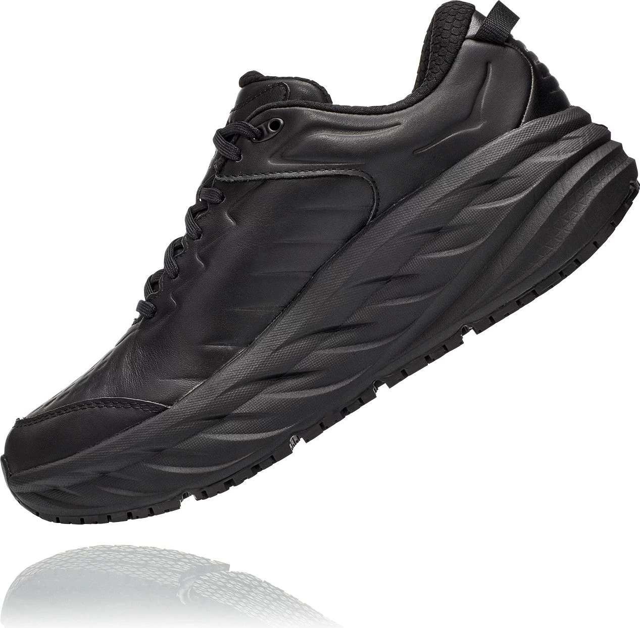 Hoka One One Hoka Bondi SR Leather Black Man - Image 4