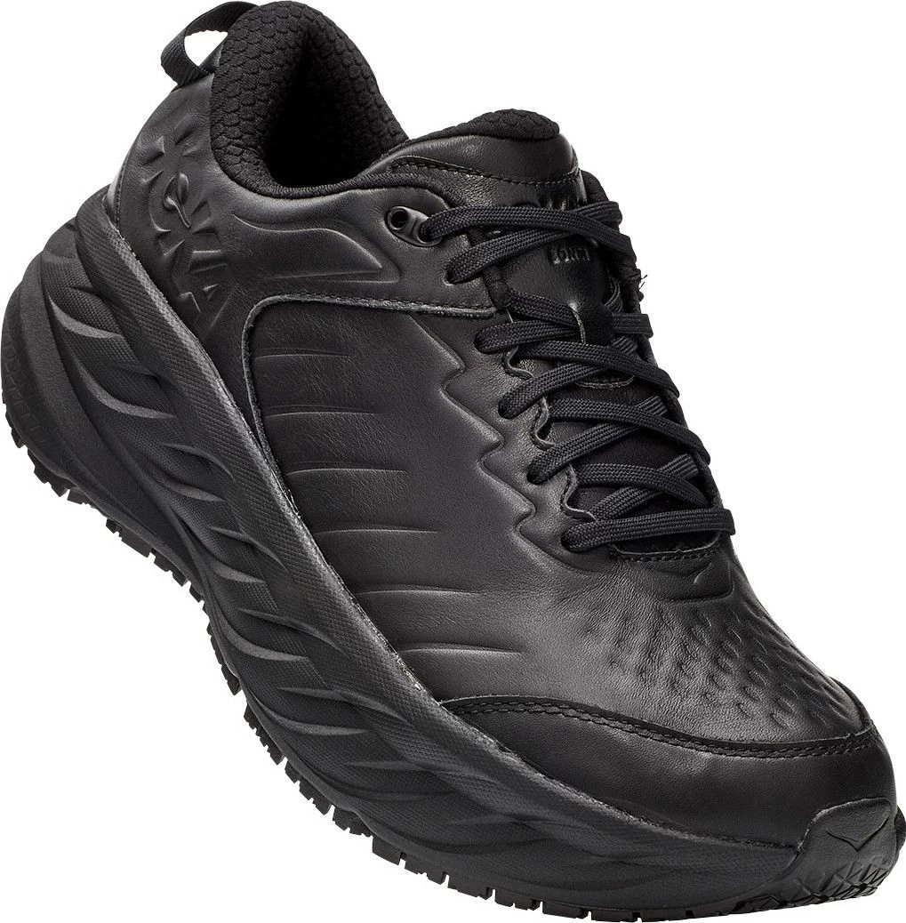 Hoka One One Hoka Bondi SR Leather Black Man