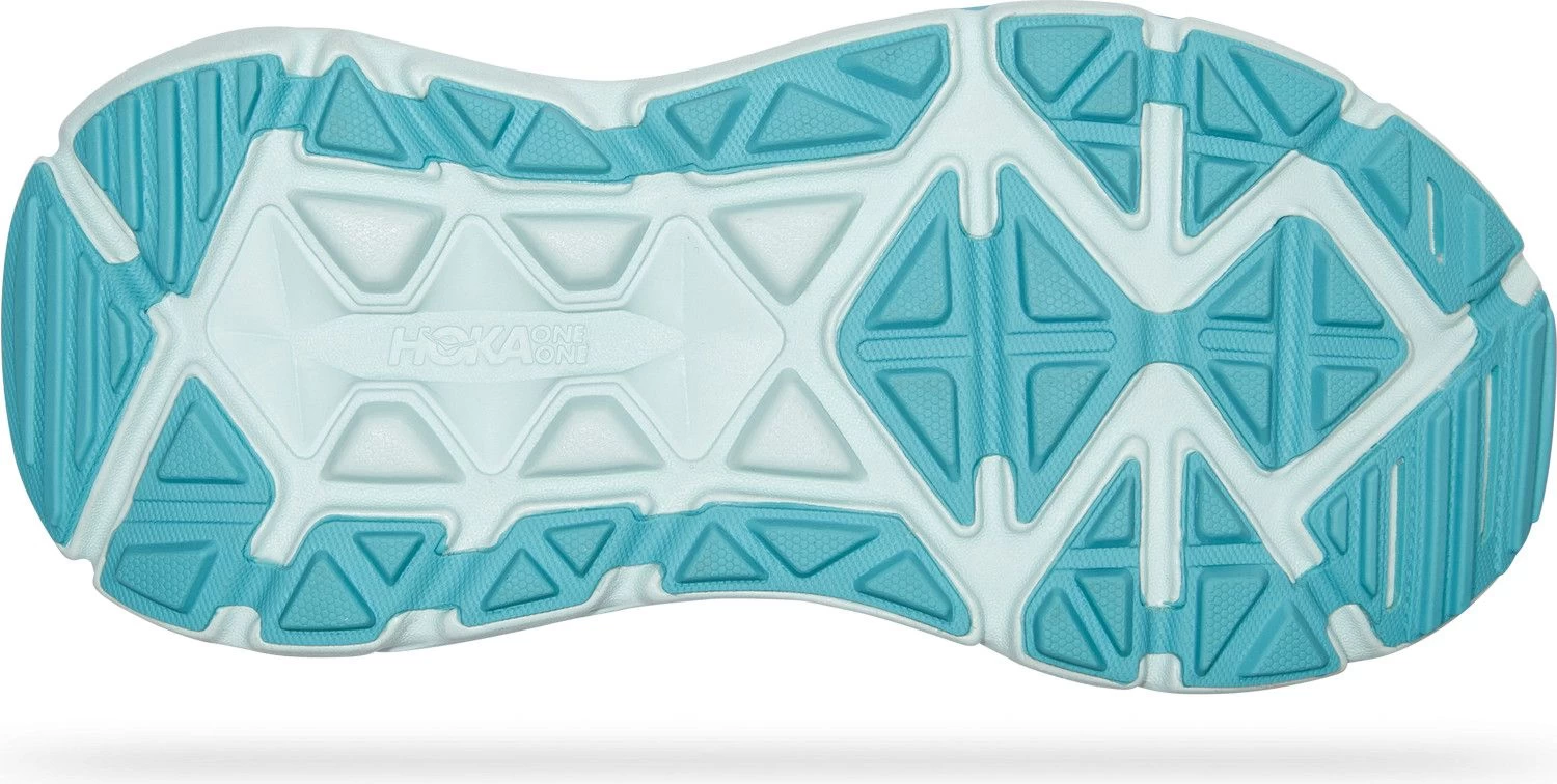 Hoka One One Stinson ATR 6 Trail Shoes Blue Yellow Women - Image 5